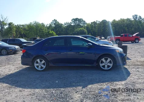 2013 Toyota Corolla S из США, поврежденный, VIN 5YFBU4EEXDP129187